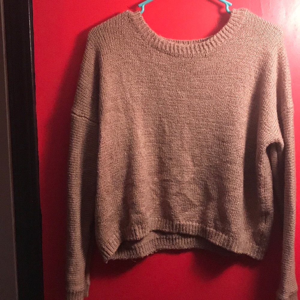 Pink sweater